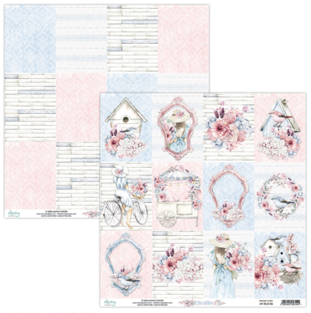Elodie - 6 x 6 Paper Set - Mintay Papers