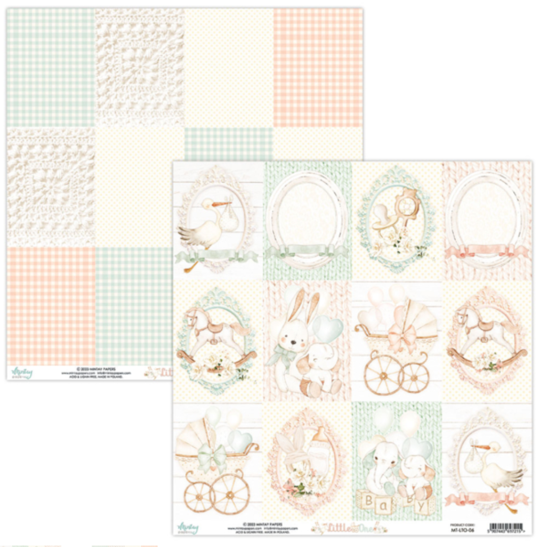 Little One - 12 x 12 Paper Set - Mintay Papers
