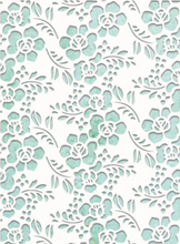 Stencil - Flowers - Mintay Kreativa - Mintay Papers