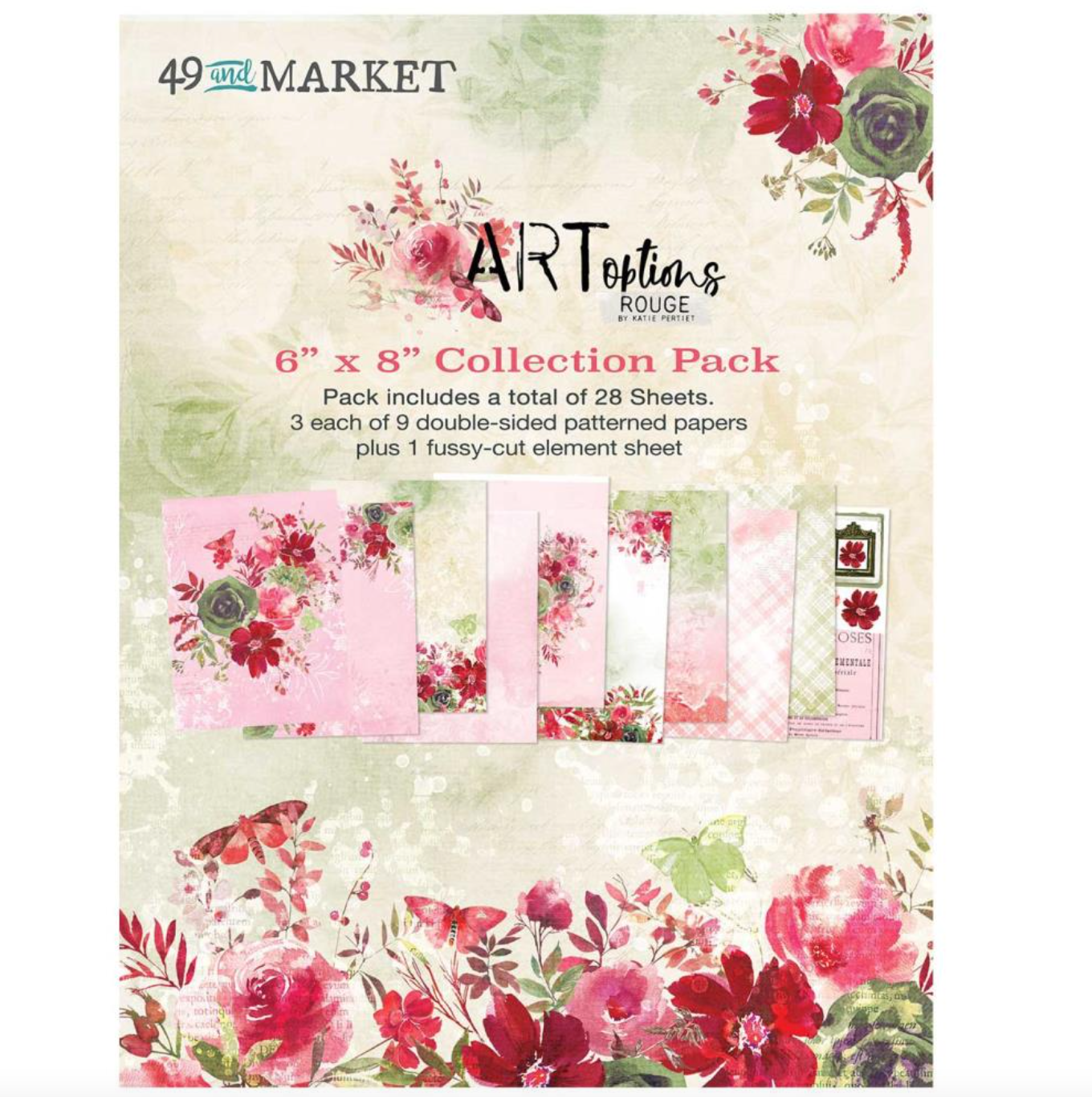 6x8 Inch - ART Options Rouge - 49 and Market