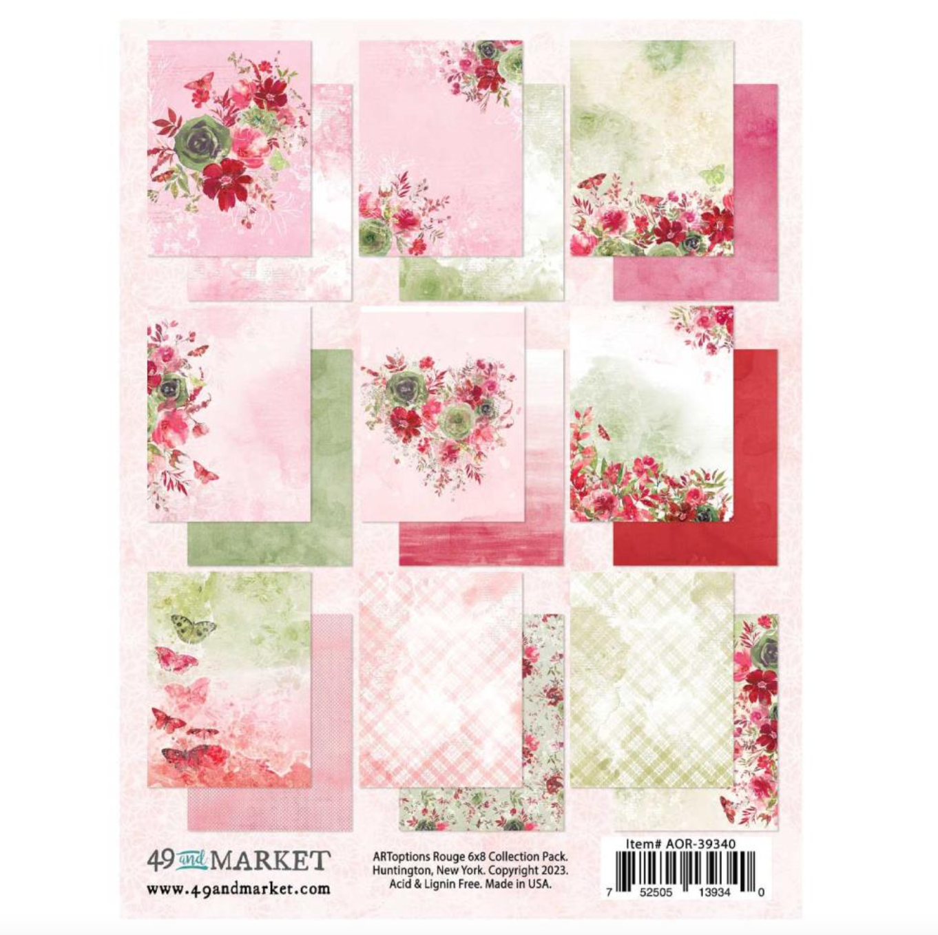 6x8 Inch - ART Options Rouge - 49 and Market