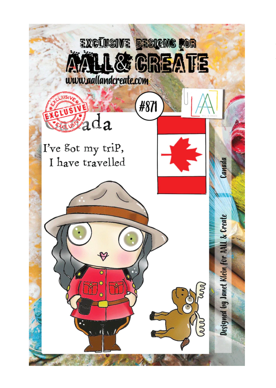 AALL and Create - Canada - A7 - Designer Janet Klein - Clear Stamp Set - #871