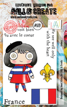 AALL and Create - France - A7 - Designer Janet Klein - Clear Stamp Set - #879