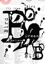 AALL and Create - Bird & B - A7 - Designer Tracy Evans - Clear Stamp Set - #901