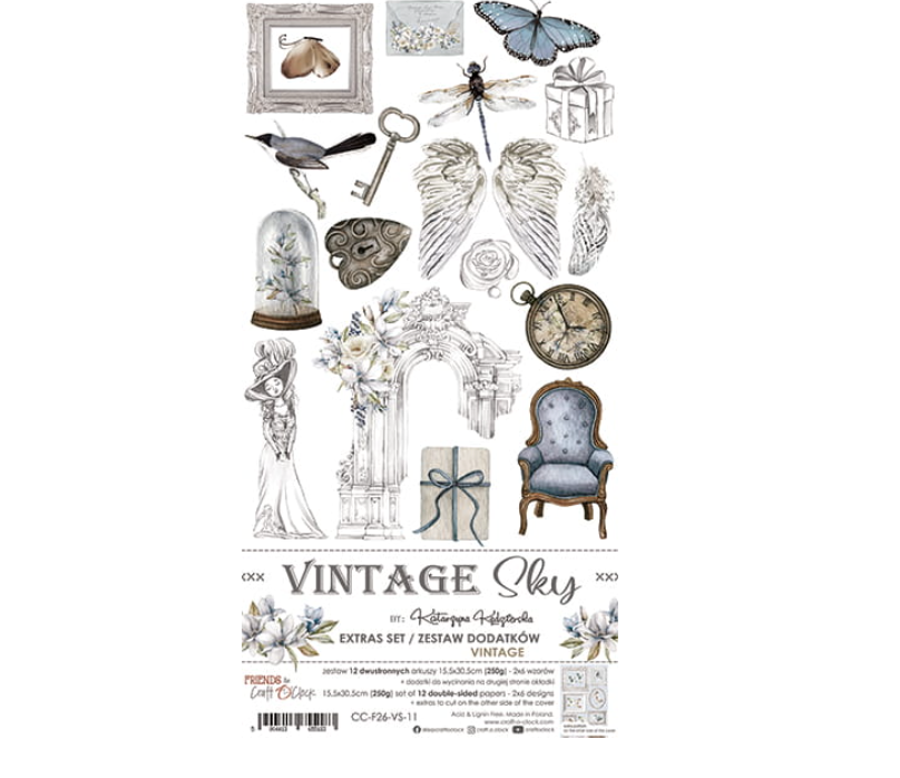 Extras Set - VINTAGE SKY - Vintage - Craft O Clock