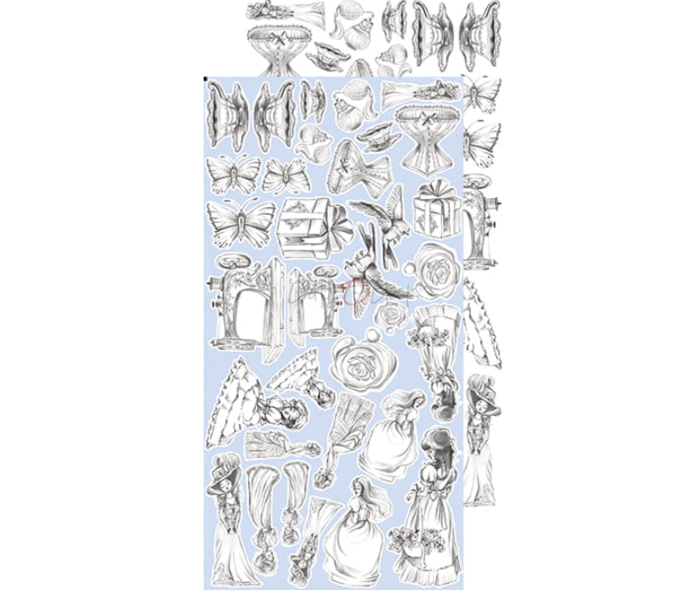 Extras Set - VINTAGE SKY - Vintage - Craft O Clock