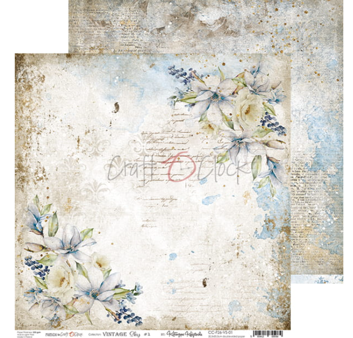 12 x 12 Inch - VINTAGE SKY - Craft O Clock