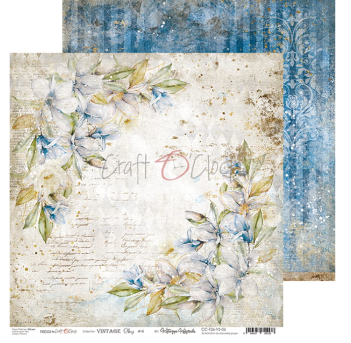 8 x 8 Inch - VINTAGE SKY - Craft O Clock