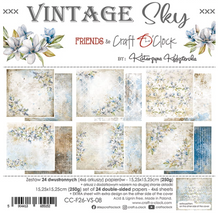 6 x 6 Inch - VINTAGE SKY - Craft O Clock