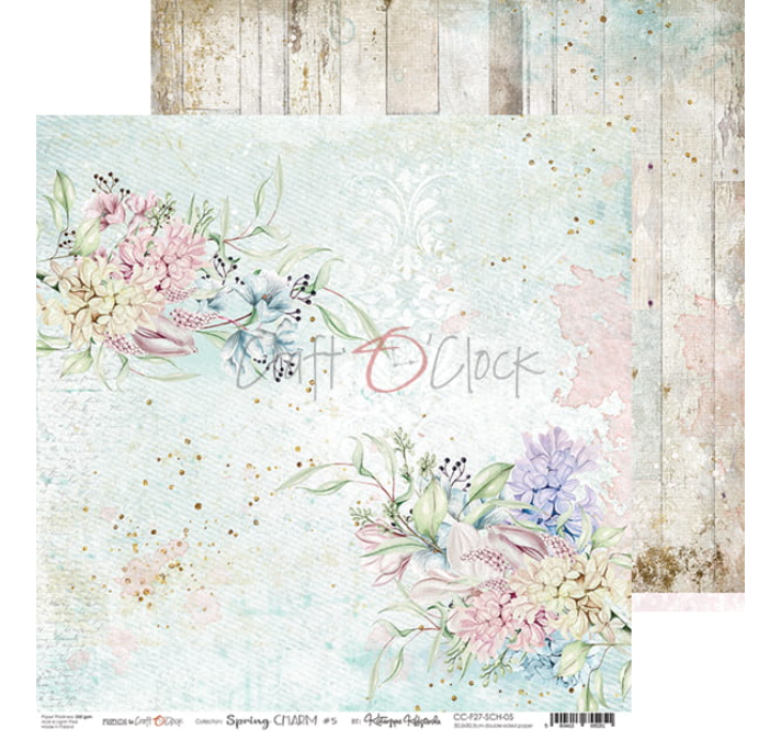 12 x 12 Inch - SPRING CHARM - Craft O Clock