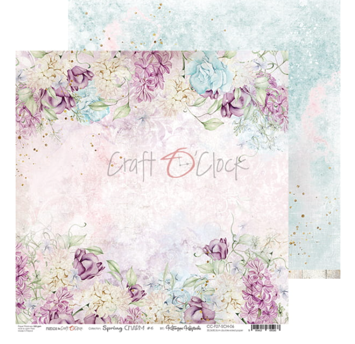 12 x 12 Inch - SPRING CHARM - Craft O Clock