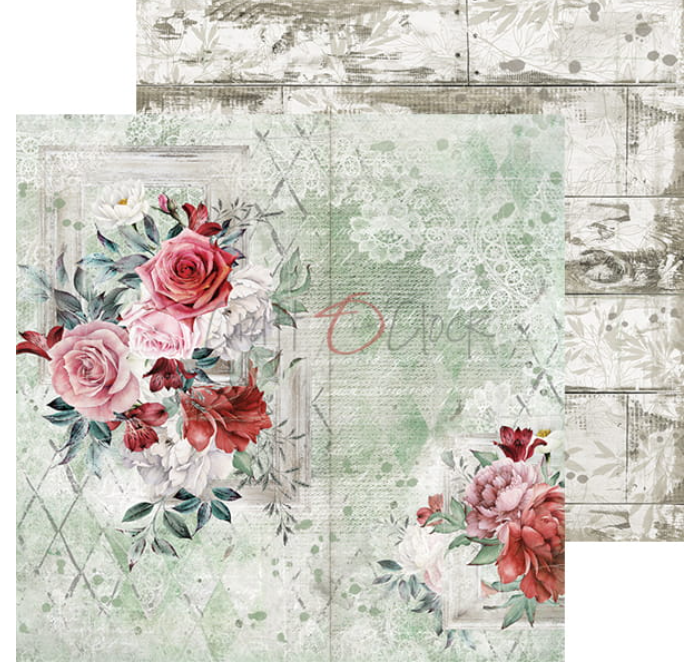 8 x 8 Inch - VINTAGE LOVE - Craft O Clock