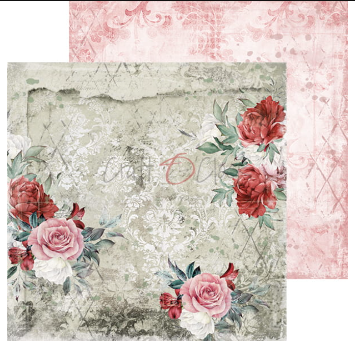 8 x 8 Inch - VINTAGE LOVE - Craft O Clock