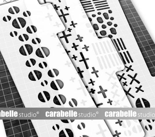 Stencils Set - Mix and Match - Minis by Kate Crane - Carabelle Studio
