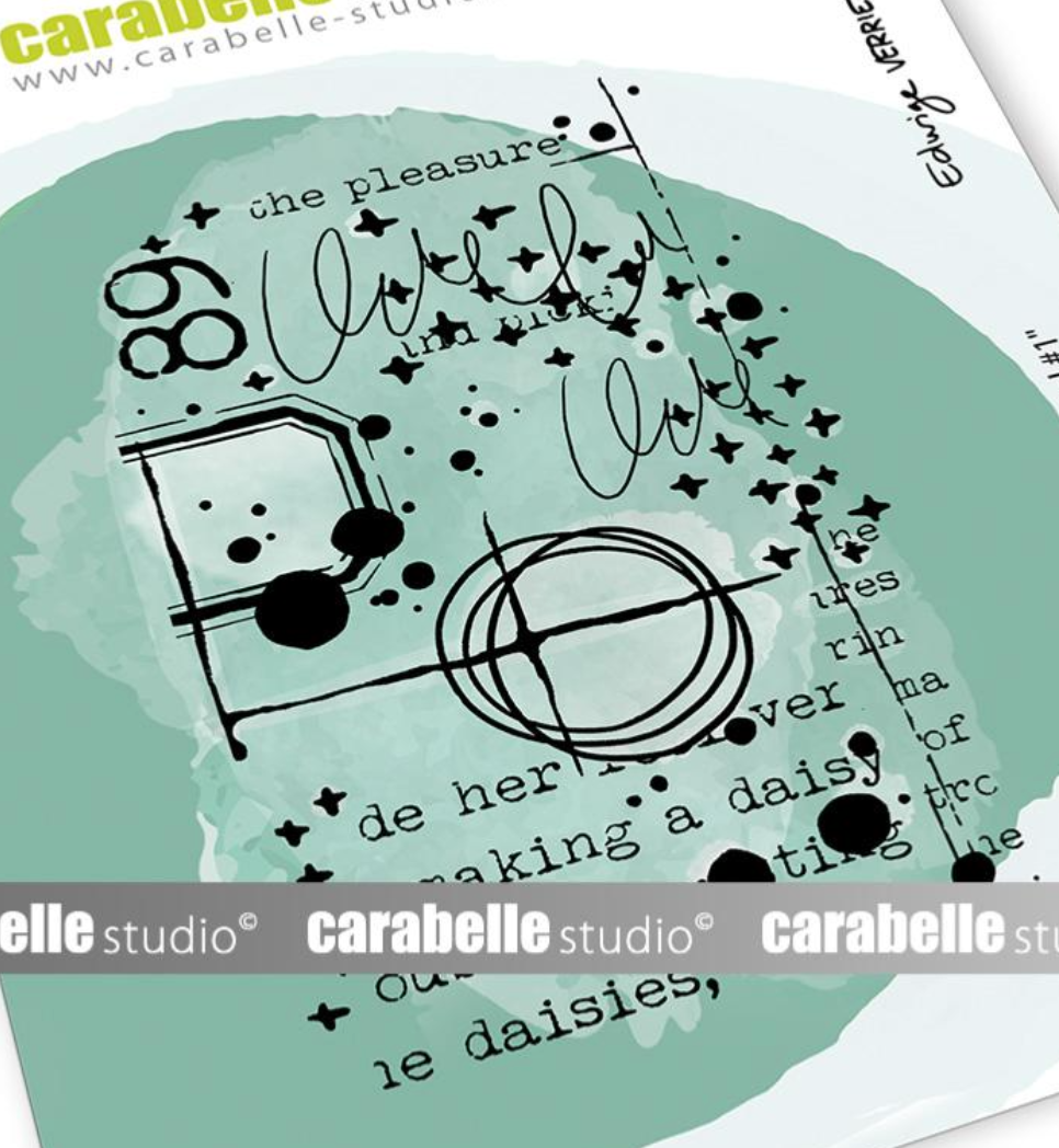 Stamp - A7 - Fragment d'Art Journal No 1. - Edwige Verrière - Carabelle Studio