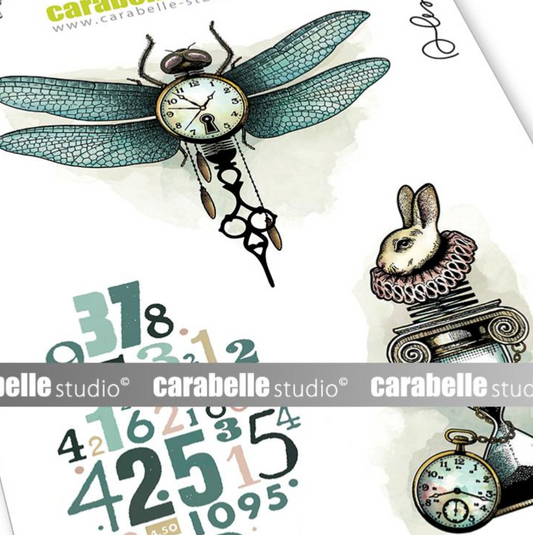 Cling Stamp A6 - La Libellule et le Lapin by Alexi - Carabelle Studio