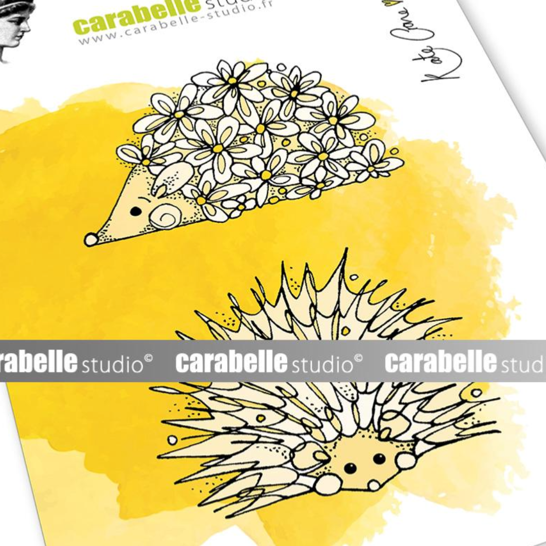 Cling Stamp A6 - Hogs by Kate Crane - Carabelle Studio