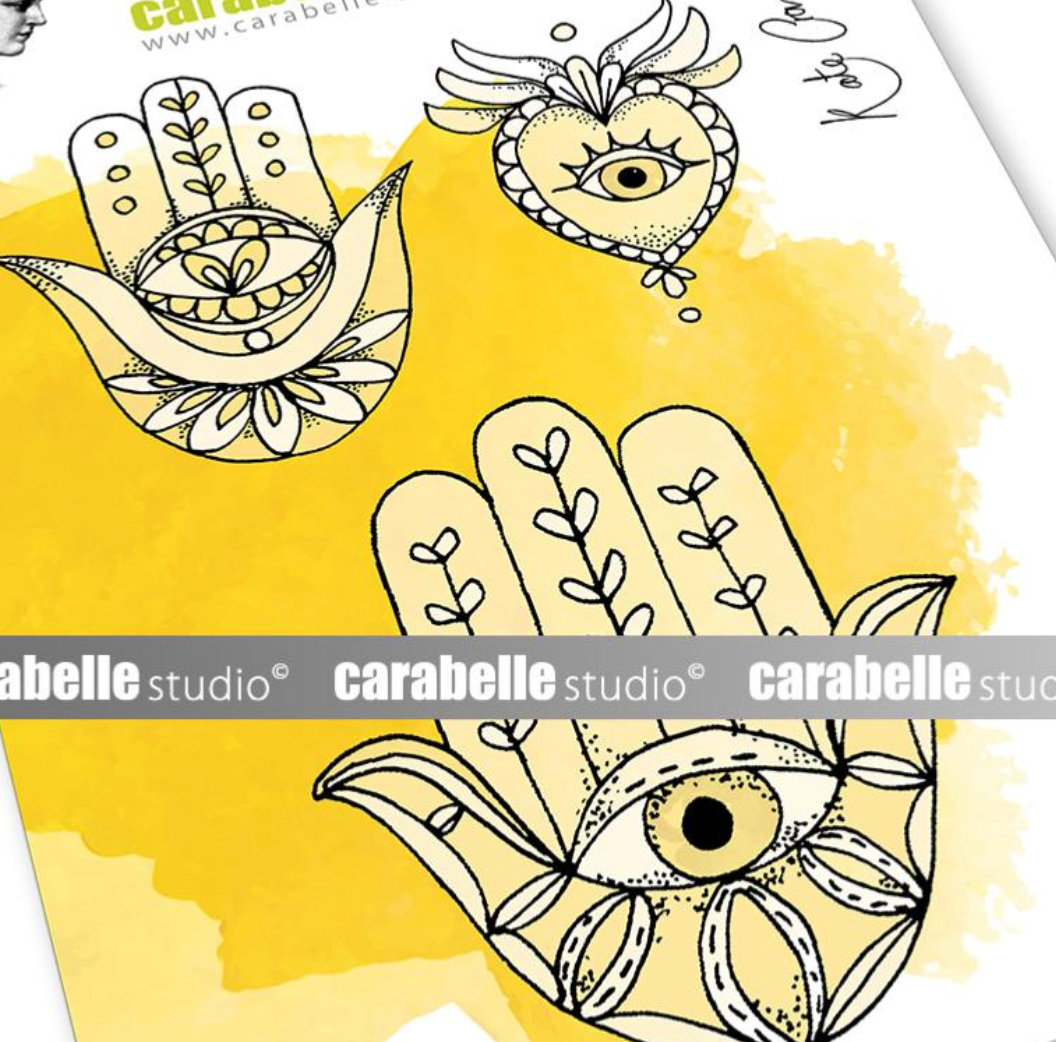 Cling Stamp A6 - Hamsa by Kate Crane - Carabelle Studio