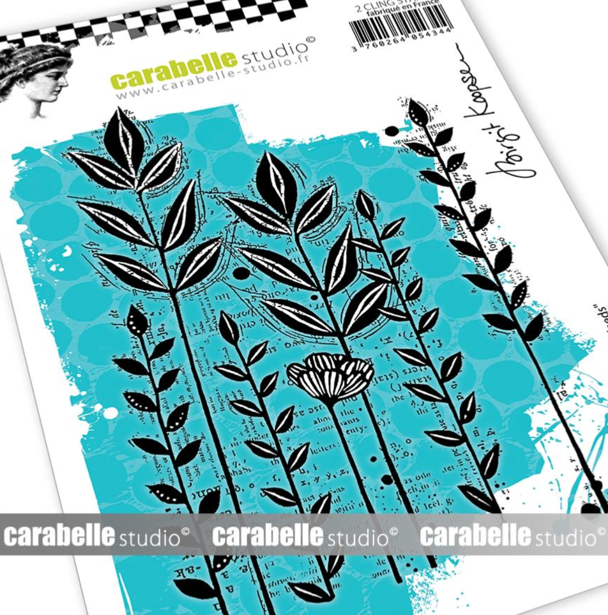 Cling Stamp A6 - Roadside Weeds by Birgit Koopsen - Carabelle Studio