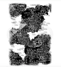 Reverse Background - Clear Stamp - Woodware Craft Collection - Clear Magic - 4X6