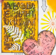 Alpha Background - Clear Stamp - Woodware Craft Collection - Clear Magic - 4X6