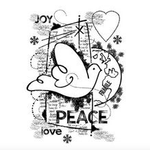 Peace- Clear Stamp - Woodware Craft Collection - Clear Magic - 4X6