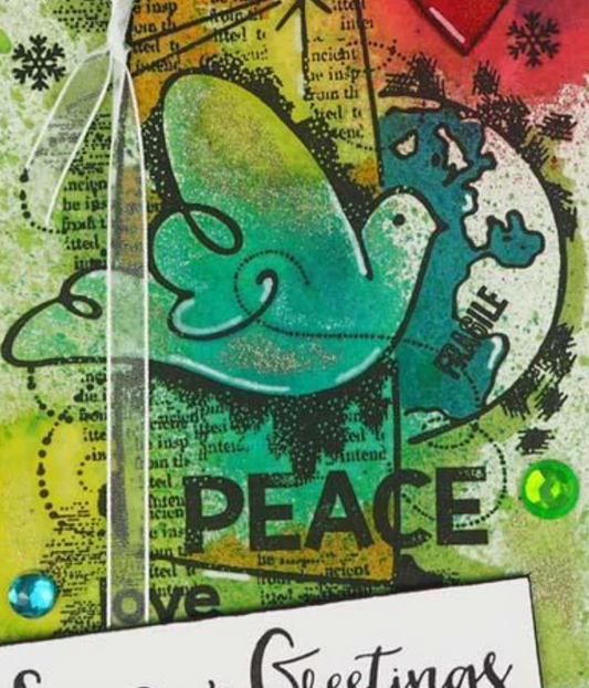 Peace- Clear Stamp - Woodware Craft Collection - Clear Magic - 4X6