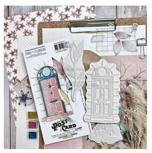 The Door - Rubber Stamp - Chou and Flowers
