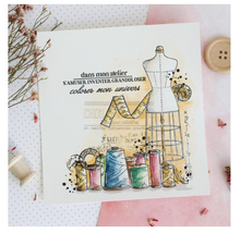 Le Buste - Rubber Stamp - Chou and Flowers