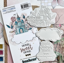 Le Chateau / The Castle - Rubber Stamp - Chou and Flowers