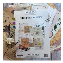 A4 Paper Set - 18 Sheets - Victoria Street - Chou and Flowers