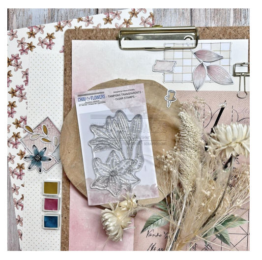 Victoria Flowers - Clear Stamp - Chou and Flowers