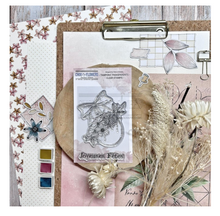 Easter Egg / Oeuf De Paques - Clear Stamp - Chou and Flowers