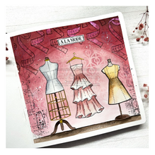 Patterns Background / Fond Patron -  Clear Stamp - Chou and Flowers