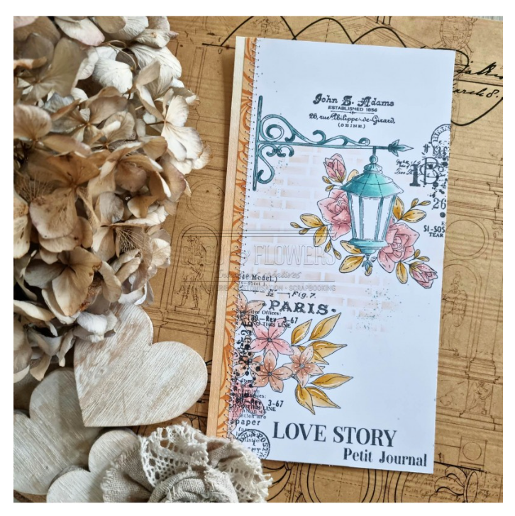 Brick Wall / Mur De Briques - Stencil - Chou and Flowers