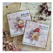 Doudou Magician - Rubber Stamp - Chou and Flowers