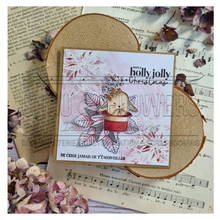 Doudou Magician - Rubber Stamp - Chou and Flowers