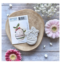 Doudou Easter Surprise / Oeuf De Paques - Rubber Stamp - Chou and Flowers
