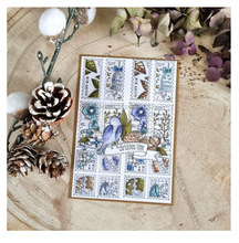 Winter Freeze / Frise Timbres - Rubber Stamp - Chou and Flowers