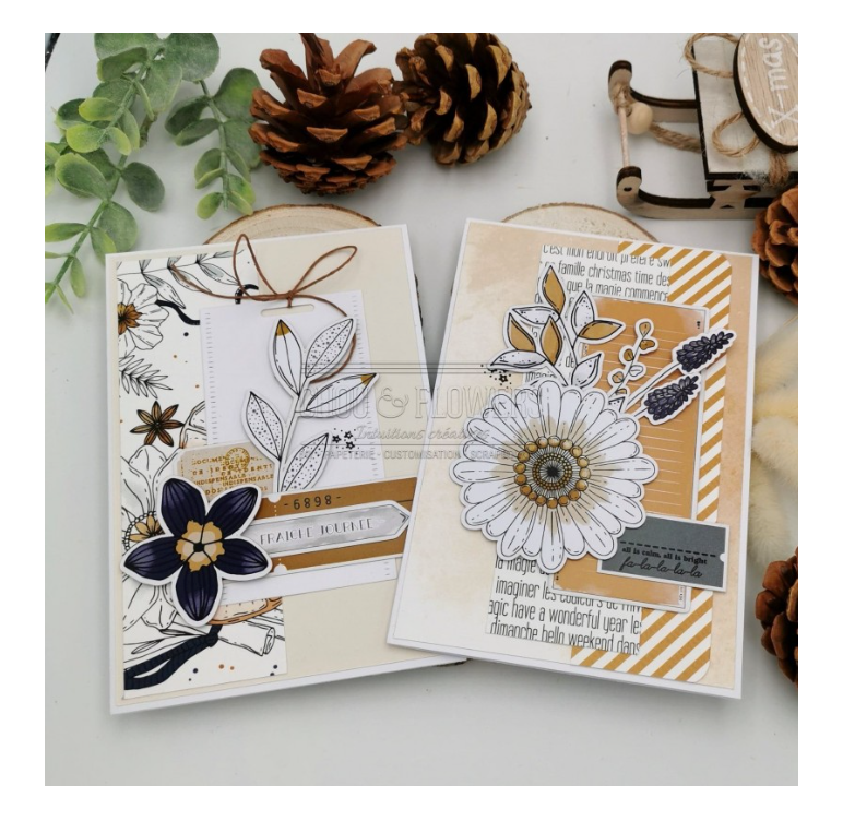 A4 Paper Set - 10 Sheets - Storybook - Chou and Flowers