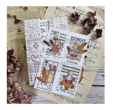 Bingo - Clear Stamp Set - Chou and Flowers
