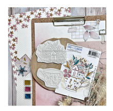 House and Cup / La Tasse - Rubber Stamp Set - Chou and Flowers