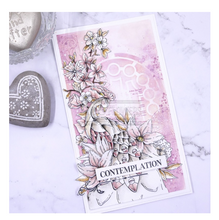 Stained Glass / Vitrail - Stencil - Chou and Flowers