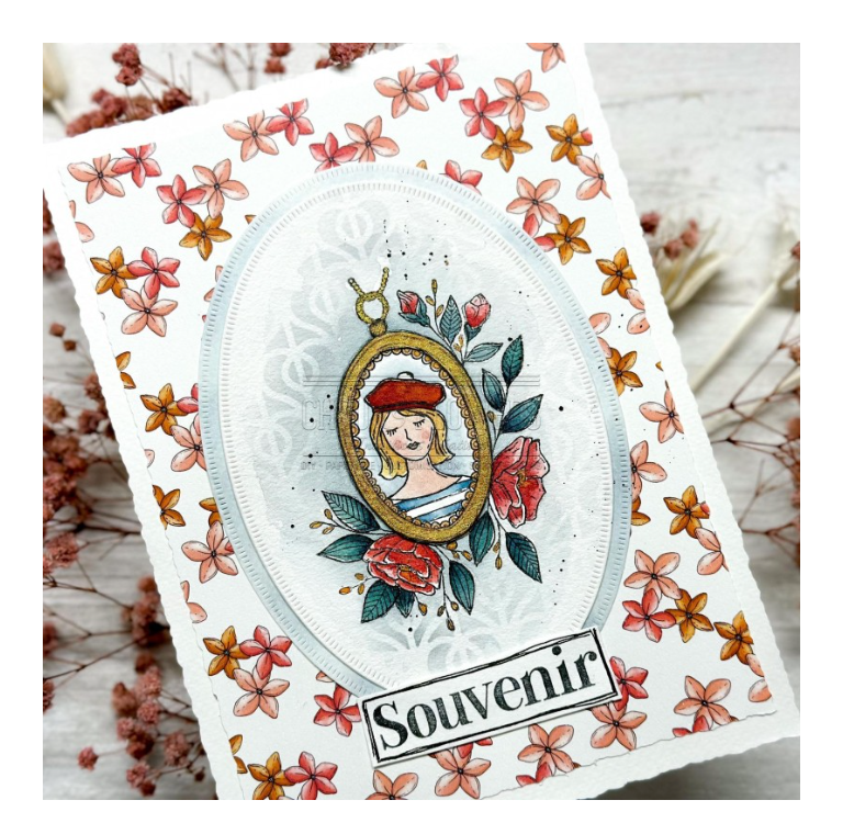 Hearts / Coeurs - Stencil - Chou and Flowers