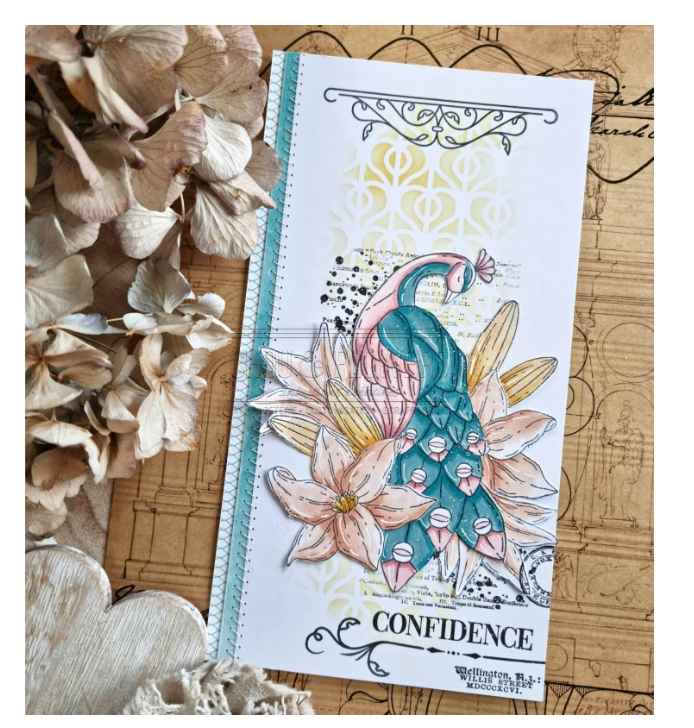 Hearts / Coeurs - Stencil - Chou and Flowers