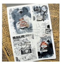 Doudou Detective - Stamp - 2.5 x 1.5 inch - Chou and Flowers