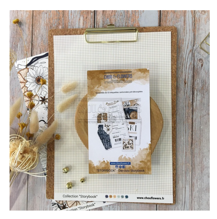 Die-Cuts - Storybook - Chou and Flowers