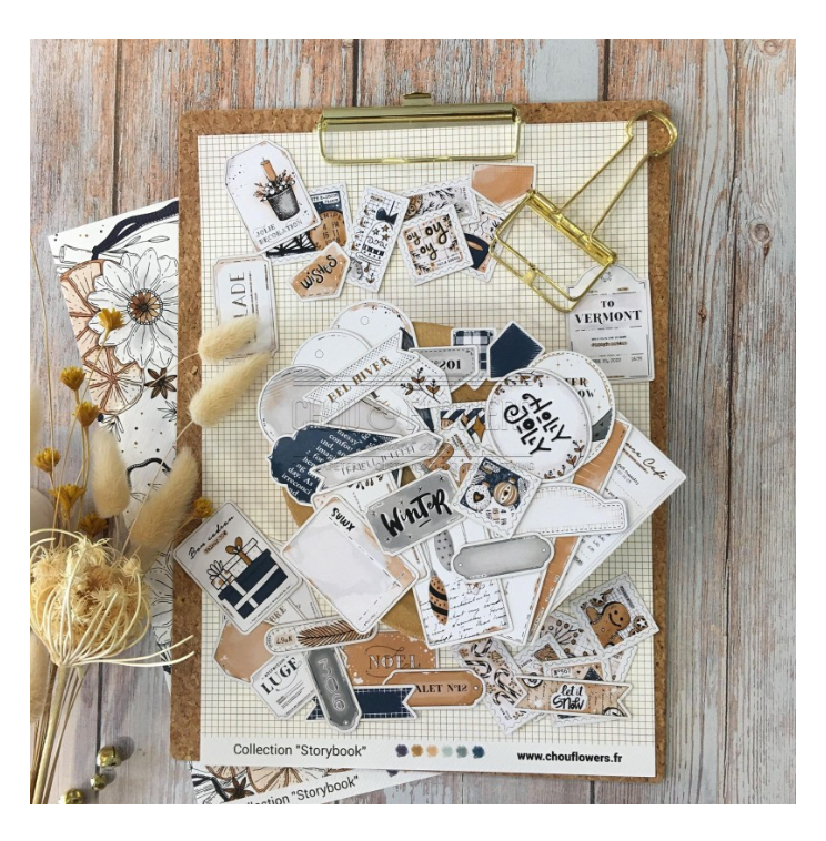 Die-Cuts - Storybook - Chou and Flowers