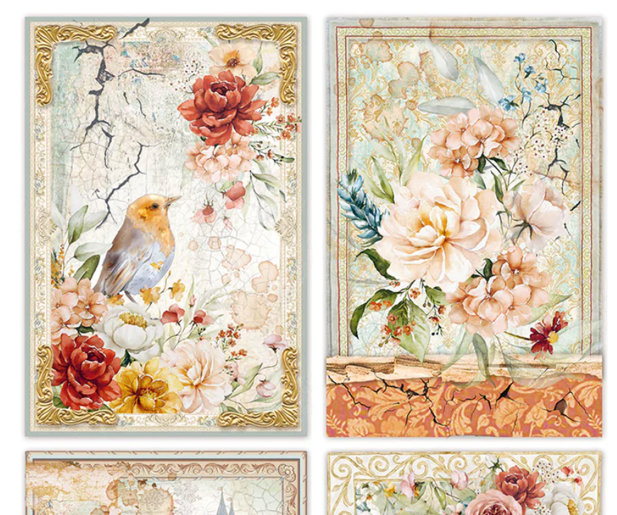 Rice Paper A4 - Reign of Grace Cards - Piuma - Ciao Bella