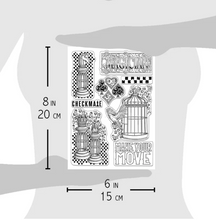 Clear Stamp Set - Make Your Move - 6x8 - Ciao Bella